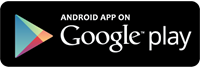 android app on google play logo black